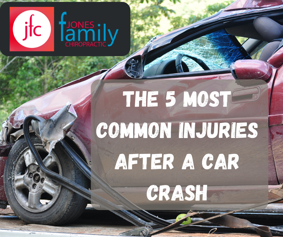 You are currently viewing The 5 Most Common Injuries after a Car Crash- Dr. Jason Jones Elizabeth City NC, Chiropractor