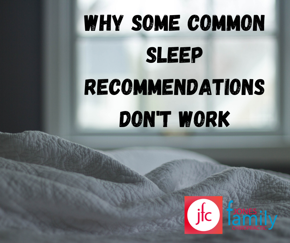 You are currently viewing Why some common sleep recommendations don’t work (sleeping pills and prescriptions) – Dr. Jason Jones Elizabeth City NC, Chiropractor