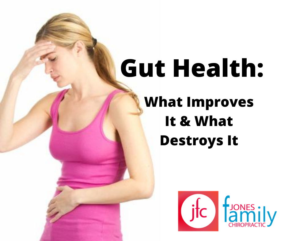 You are currently viewing Gut Health? What Improves it & What Destroys it – Dr. Jason Jones Elizabeth City, NC, Chiropractor