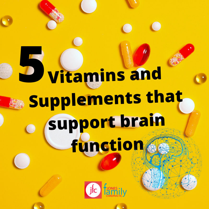 You are currently viewing 5 Vitamins and Supplements that Support Brain Function and Regeneration – Dr. Jason Jones Elizabeth City, NC, Chiropractor