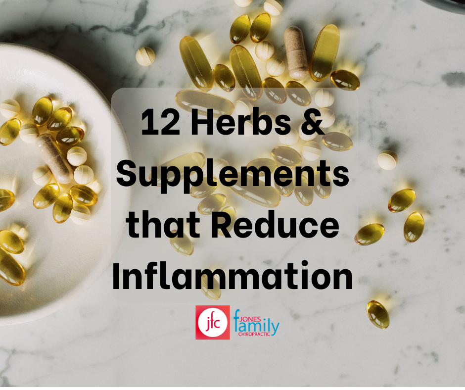You are currently viewing 12 Herbs and supplements to reduce inflammation- Dr. Jason Jones Elizabeth City, NC, Chiropractor