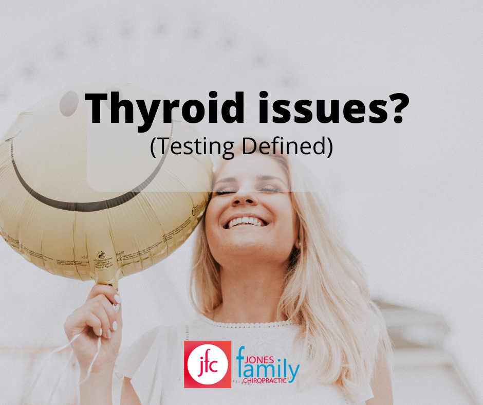 Read more about the article Thyroid issues: testing (like TSH, T4, T3, free T3, Free T4, Reverse T3) – Dr. Jason Jones Elizabeth City NC, Chiropractor