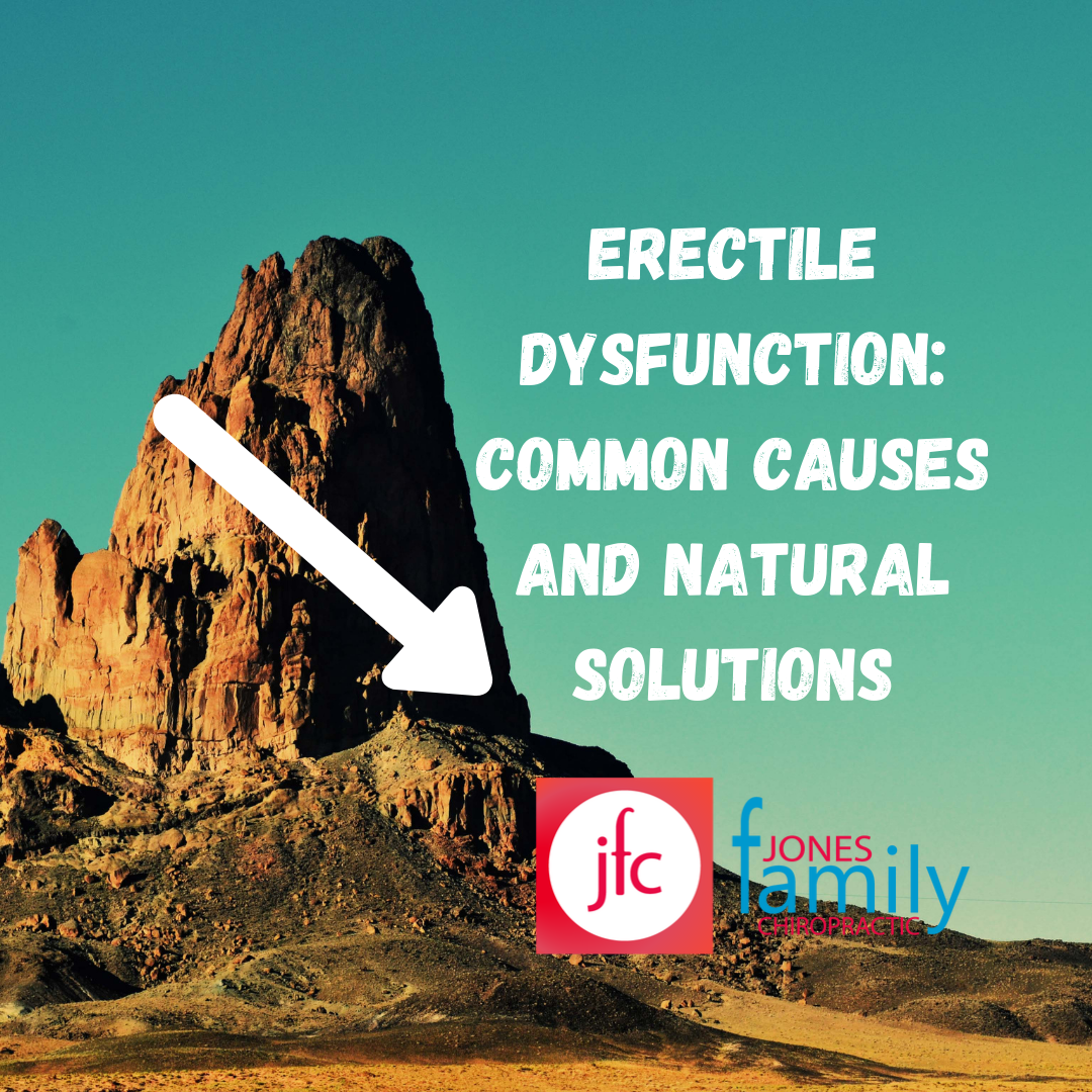 Read more about the article Erectile Dysfunction: Common Causes and natural solutions – Dr. Jason Jones Elizabeth City NC, Chiropractor