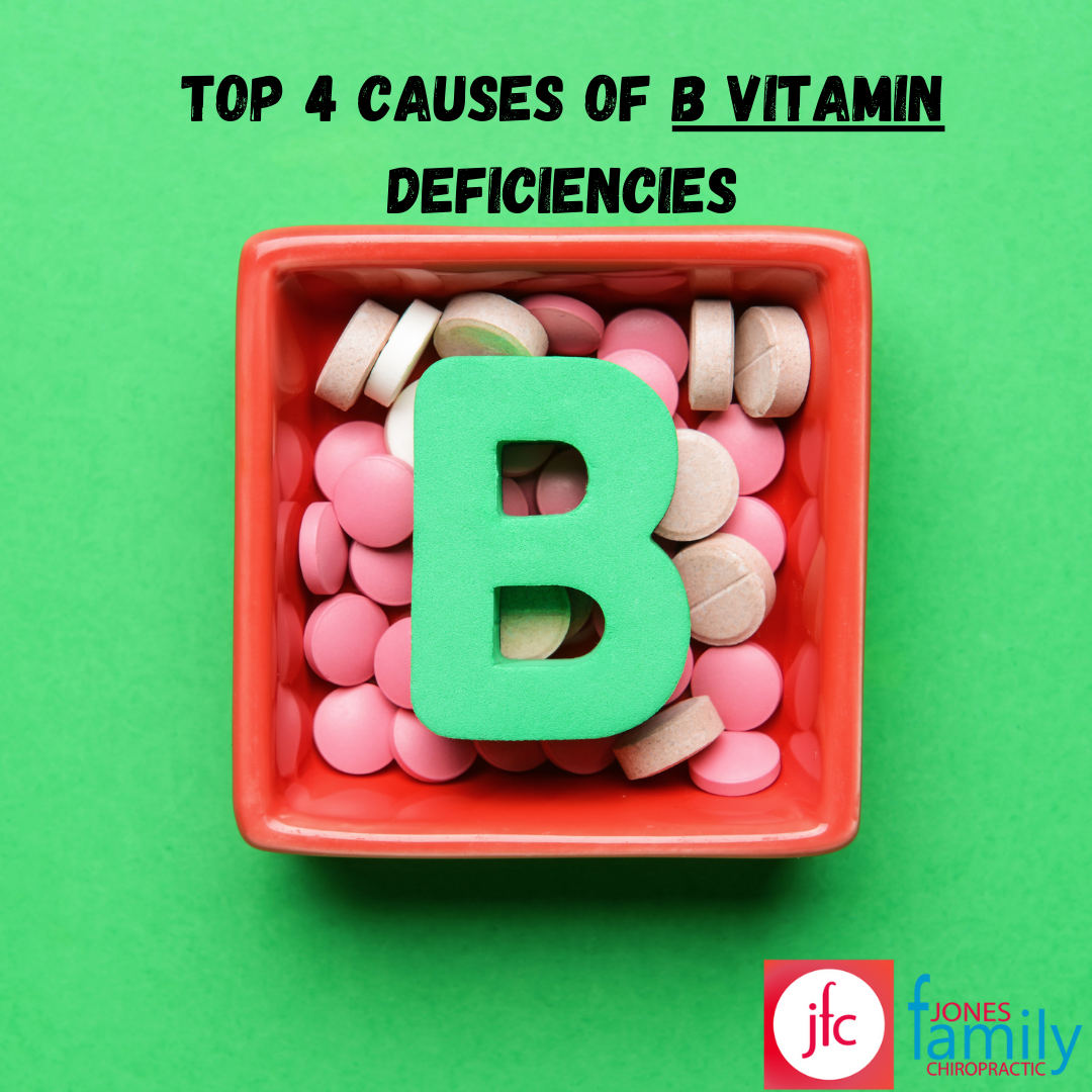 You are currently viewing Top 4 CAUSES of B Vitamin Deficiencies – Dr. Jason Jones Elizabeth City, NC Chiropractor