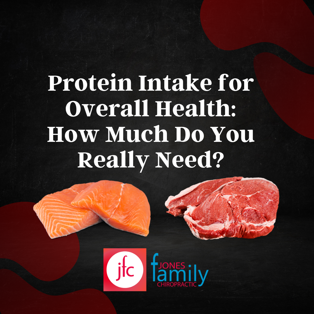 You are currently viewing Protein Intake for Overall Health: How Much Do You Really Need? – Dr. Jason Jones Elizabeth City NC Chiropractor