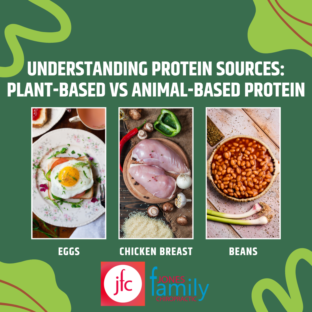 Read more about the article Understanding Protein Sources: Plant-based vs Animal-based Protein – Dr. Jason B. Jones Elizabeth City NC Chiropractor