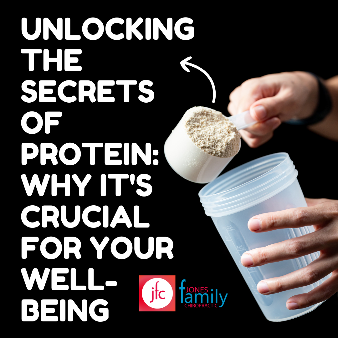 Read more about the article Unlocking the Secrets of Protein: Why It’s Crucial for Your Well-being – Dr. Jason Jones Elizabeth City NC, Chiropractor