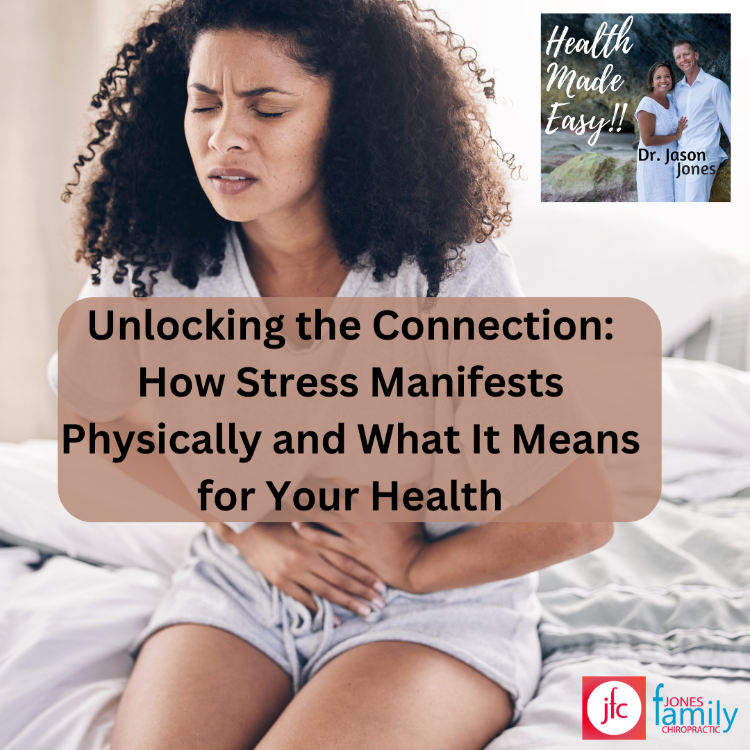 Read more about the article Unlocking the Connection: How Stress Manifests Physically and What It Means for Your Health – Dr. Jason B. Jones Elizabeth City, NC Chiropractor